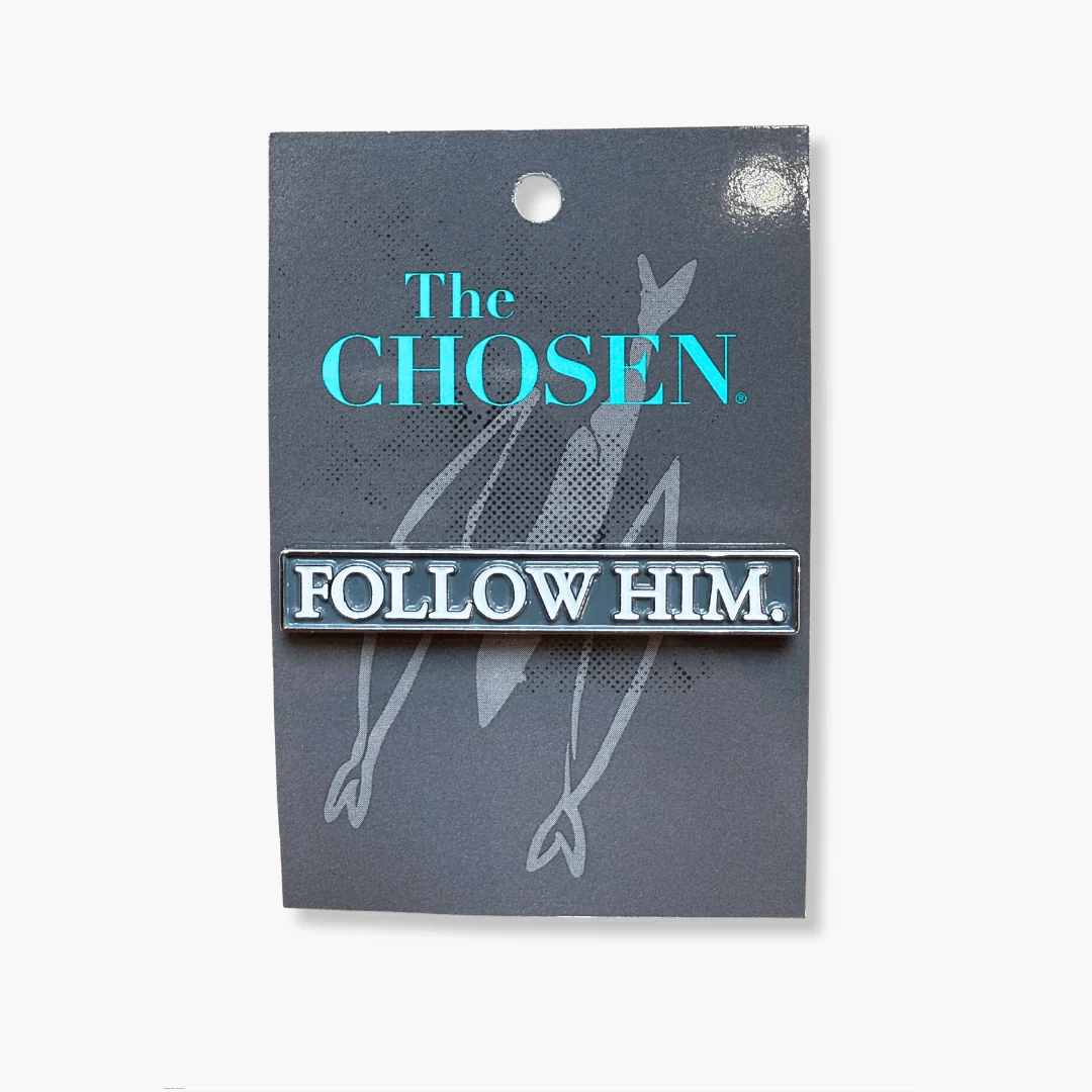 Follow Him Trading Pin