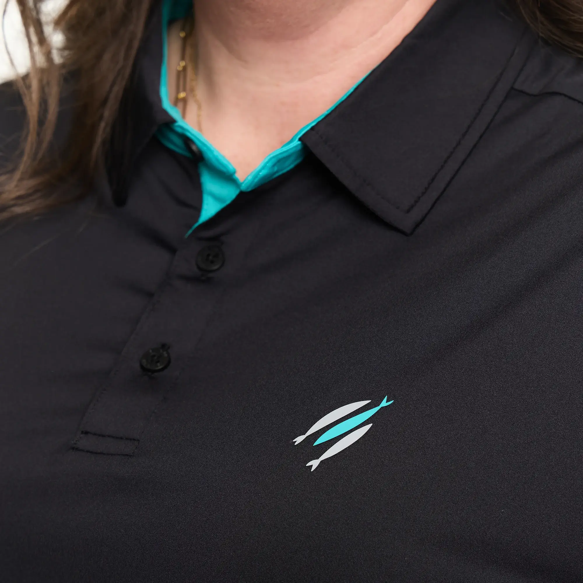 The Chosen Black + Teal Polos - Image 6