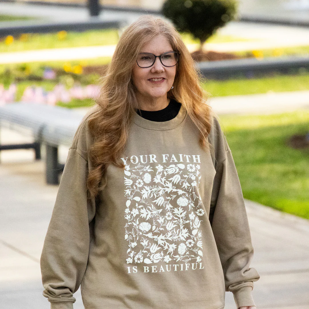 Your Faith Is Beautiful Crewneck - Image 4